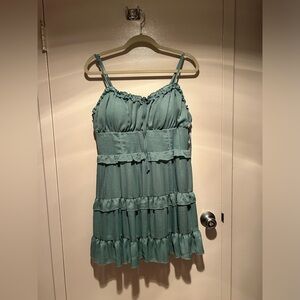 Aqua mini dress from Wild Fable.